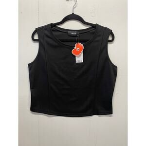 Cider Women's Black Tank Top Size XL Dressy, Work Attire New With Tags
